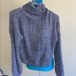 Hippie Rose Textured Turtleneck Sweater